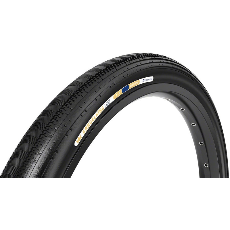 Panaracer GravelKing SS Tire - 650b x 43 / 27.5 x 1.75 Tubeless Folding BLK