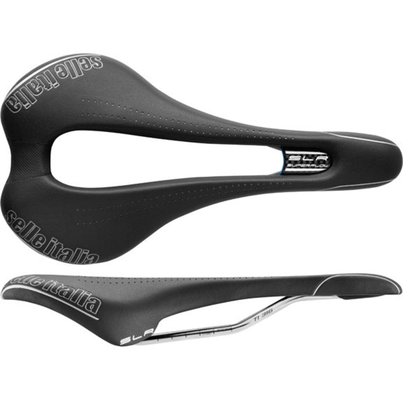 Selle Italia SLR SuperFlow L Saddle L3 Ti 316 Rail - Black