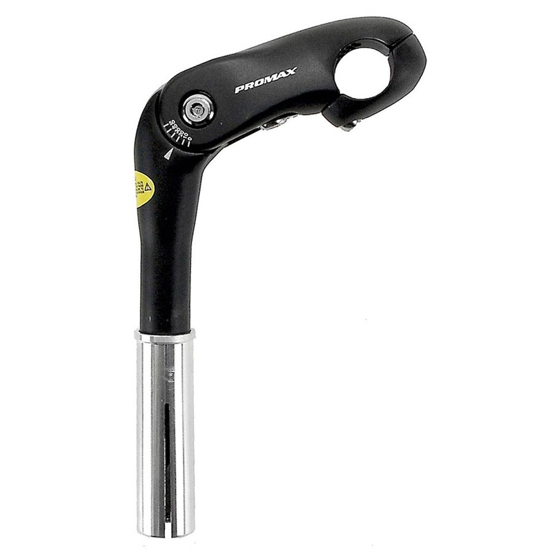 85mm 1 1/8 Adj OEM Black Stem Diameter: 25.4mm Length: 85mm Steerer: 22.2mm with 25.4mm adapter Black