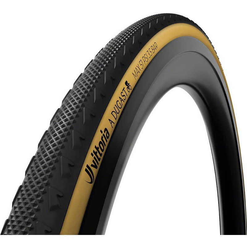 A Dugast Pipisquallo Tire - 700 x 33 Tubeless Folding BLK/Para Cotton 2C + Neoprene