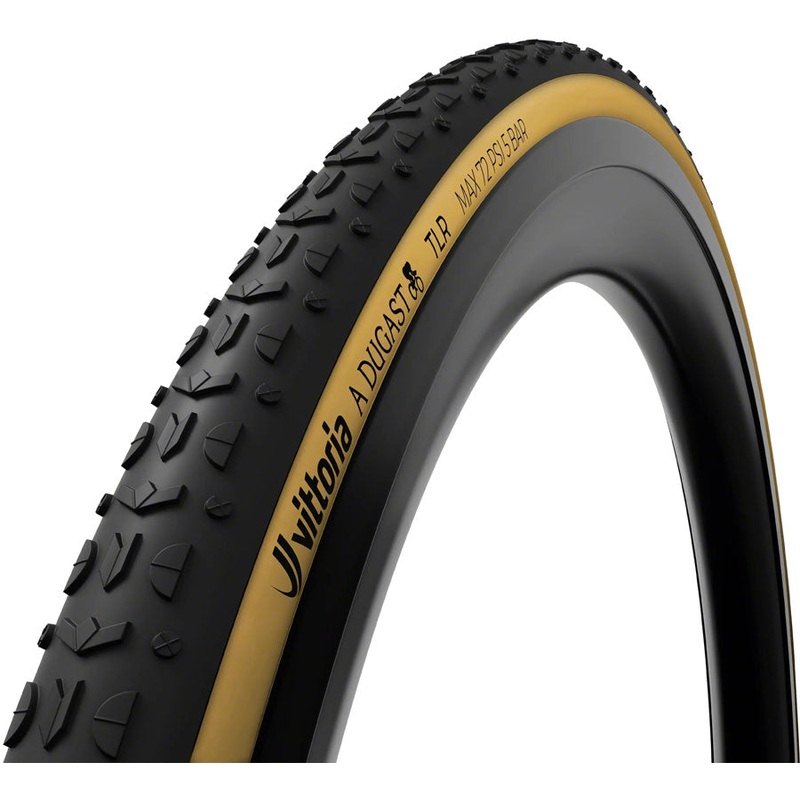 A Dugast Typhoon Tire - 700 x 33 Tubeless Folding BLK/Para Cotton 2C + Neoprene