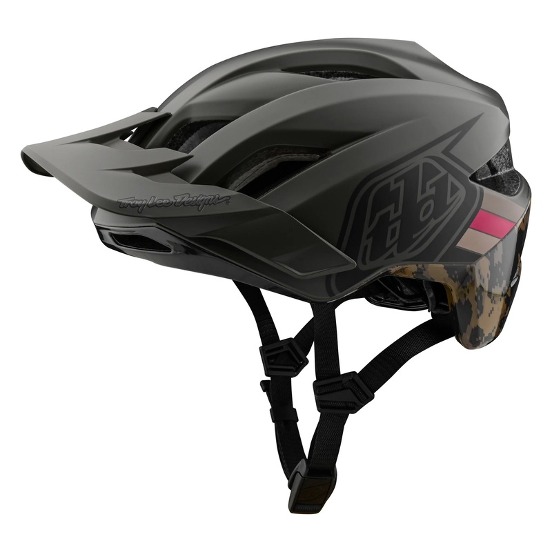 Troy Lee Designs Flowline SE MTB Helmet - Badge - Tarmac-Oak
