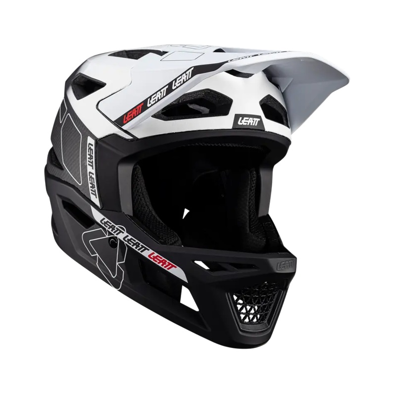 Leatt MTB Gravity 6.0 Carbon Full Face Helmet - White - 2024