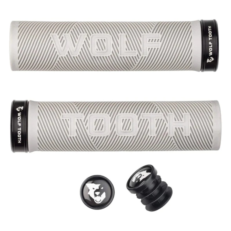 Wolf Tooth Components Echo Lock-On MTB Grips  Gray