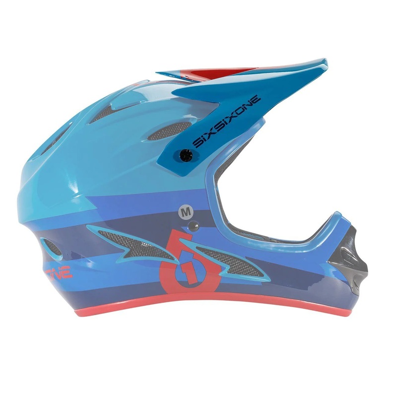 661 Comp Helmet Visor - Bolt - Red-Blue