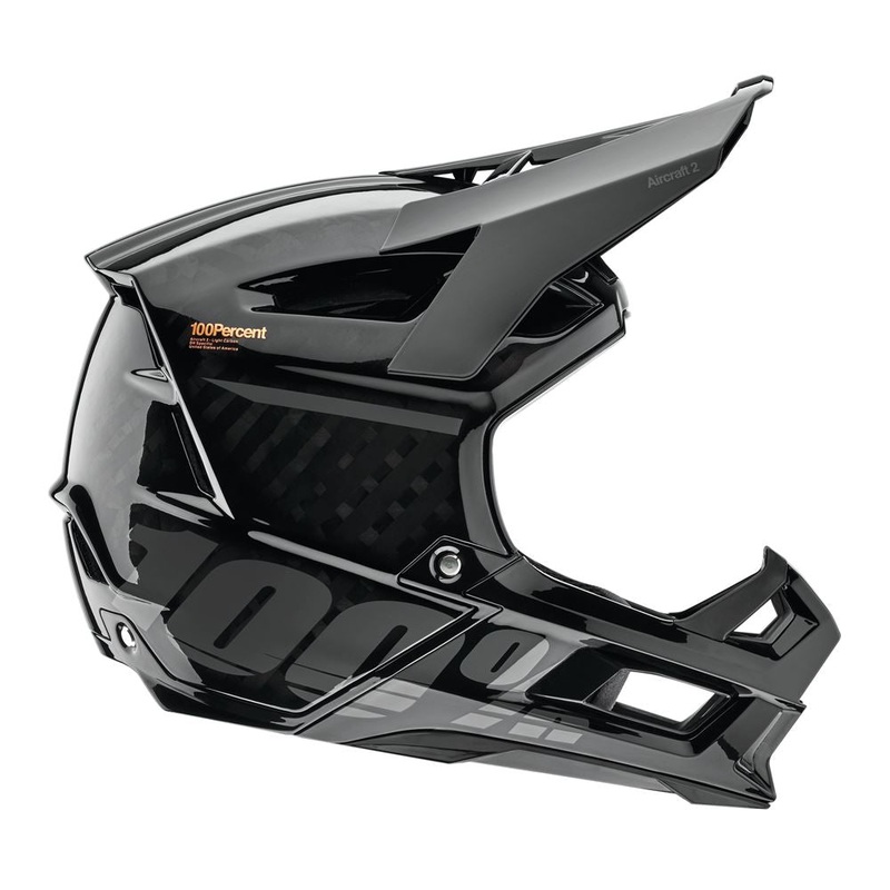 100% Aircraft 2 Helmet - Black - 2022
