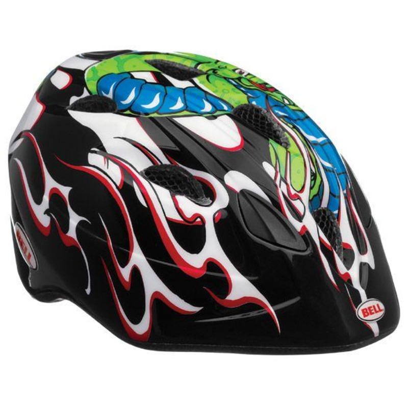 Bell Tater Helmet - Youth - Black-Red Snake Bite