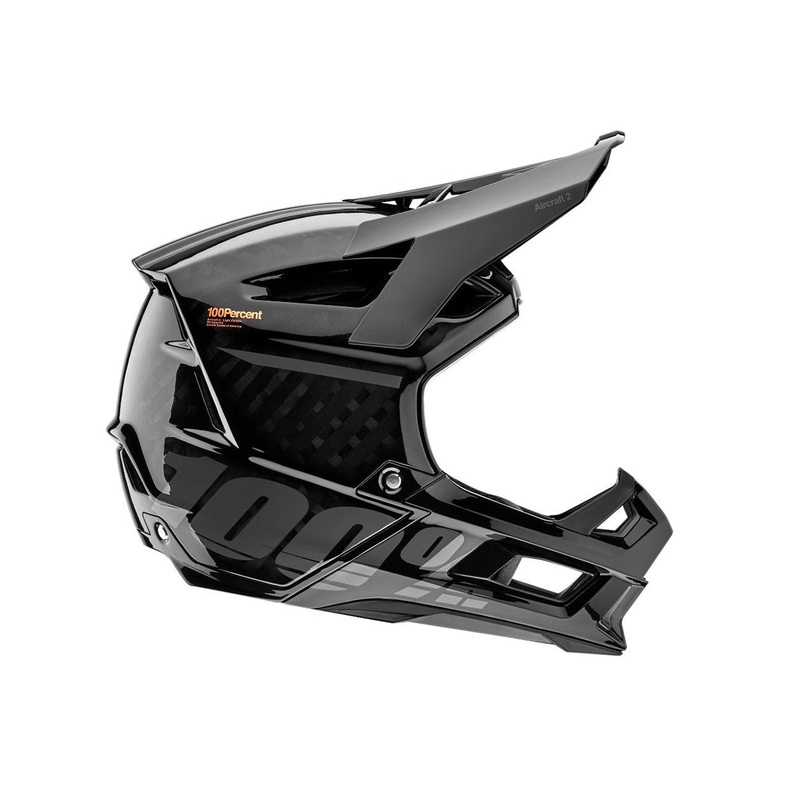 100% Aircraft 2 Full Face Helmet - Black - 2021