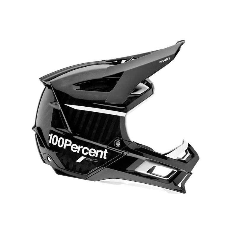 100% Aircraft 2 Full Face Helmet - Black-White - 2021