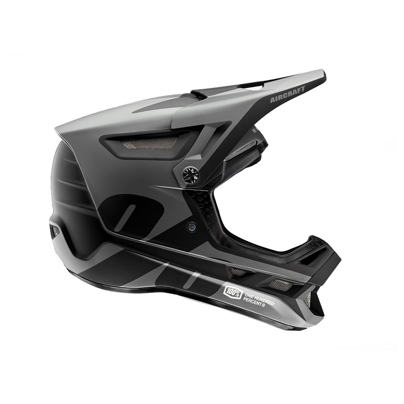 100% AIRCRAFT COMPOSITE Full Face Helmet - LTD Black