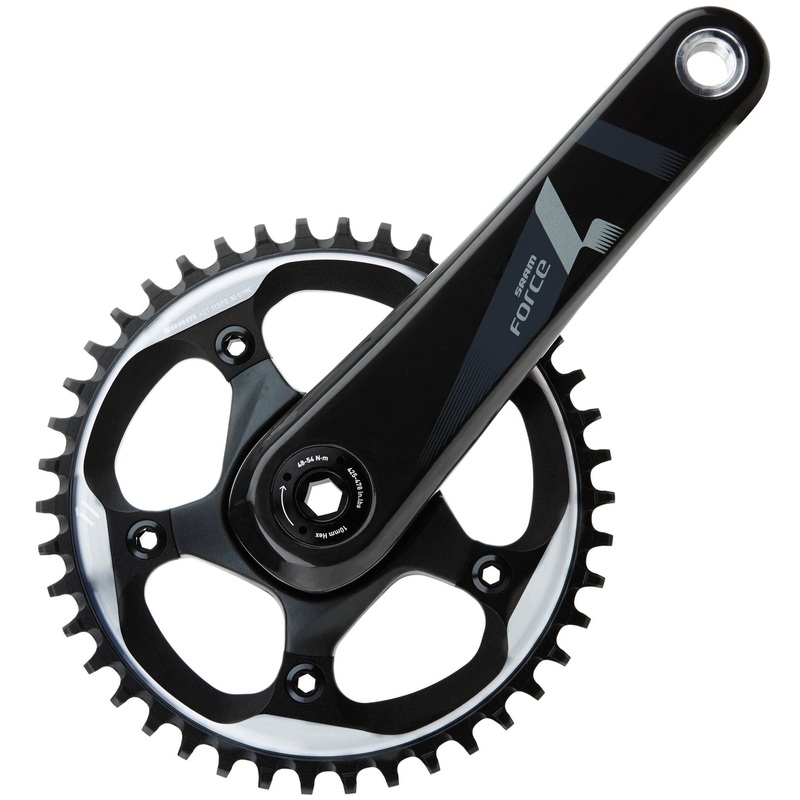 SRAM Force 1 11 Spd Cyclocross Crankset - Black
