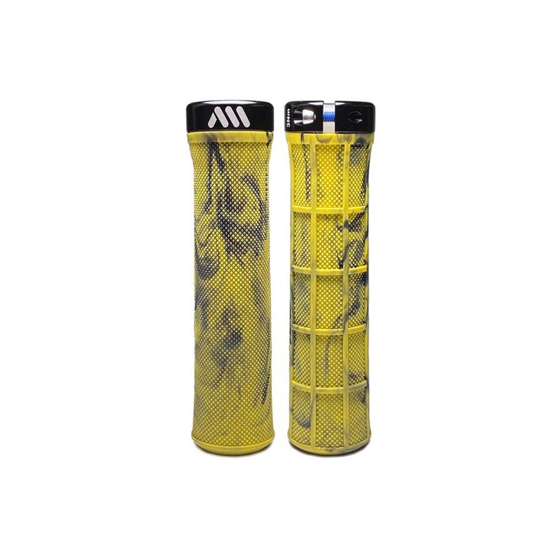 AMS Berm Lock-On Grip - Yellow Camo