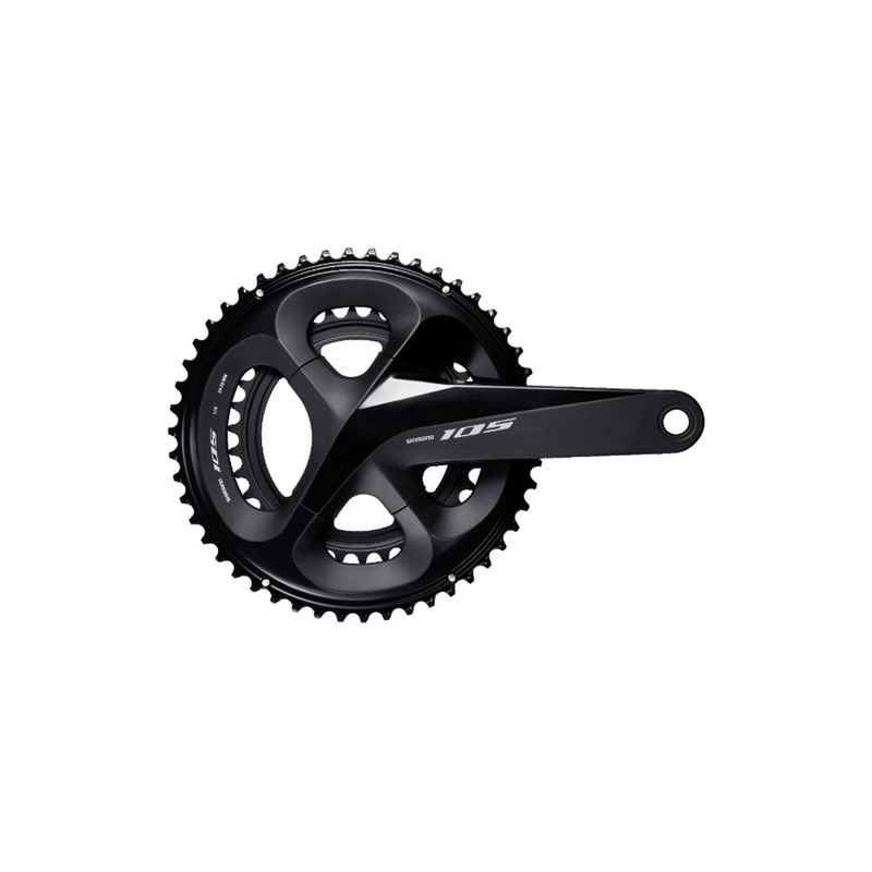 Shimano 105 R7000 11 Spd Double Crankset - Black