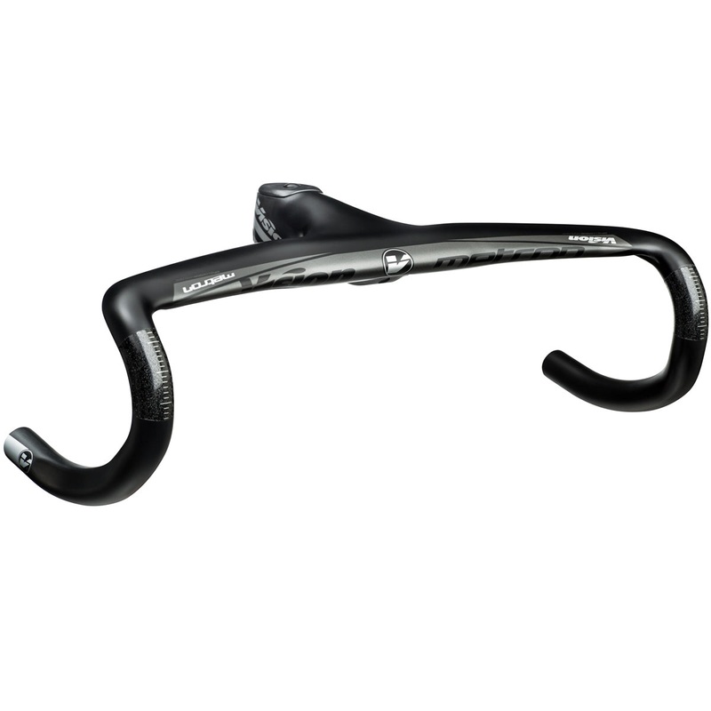 Manubrio integrato Vision Metron 5D 380 mm - Nero grigio