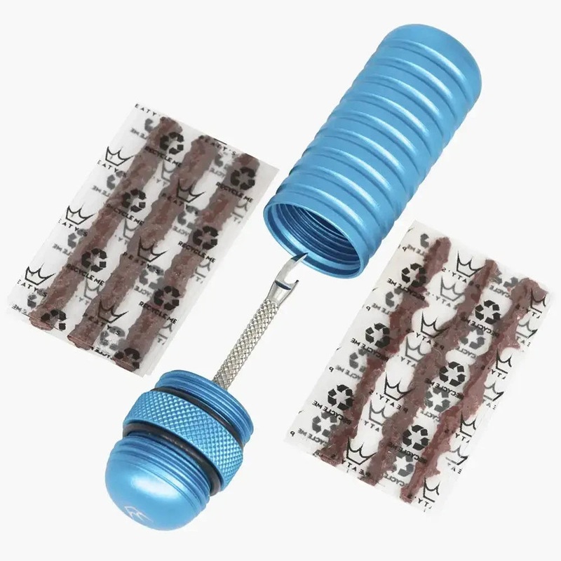 Kit riparazione tubeless per manubrio Peaty's Holeshot - Azzurro
